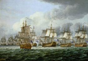 Die Schlacht von Kap St. Vincent (1797) oder bei der Doggerbank (1781) 1834