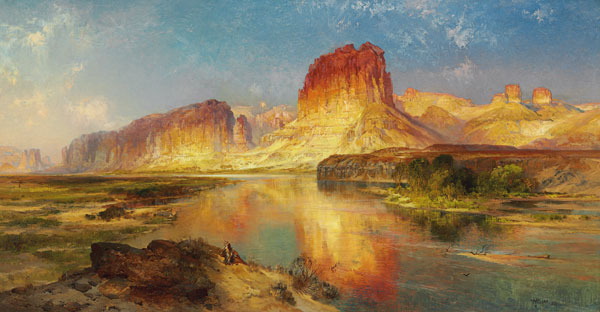 Der 'Green River' von Wyoming. von Thomas Moran