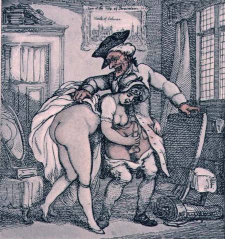 The Toss Off, poem and illustrations von Thomas Rowlandson