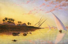 View on the Nile 1855