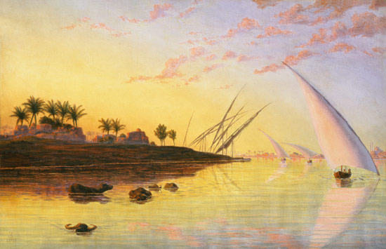 View on the Nile von Thomas Seddon