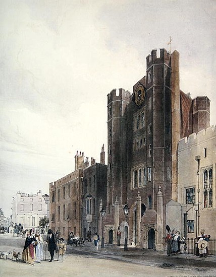 North front to St.James''s Palace, c.1850 von Thomas Shotter Boys