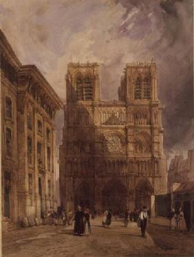 The Cathedral of Notre Dame, Paris 1836
