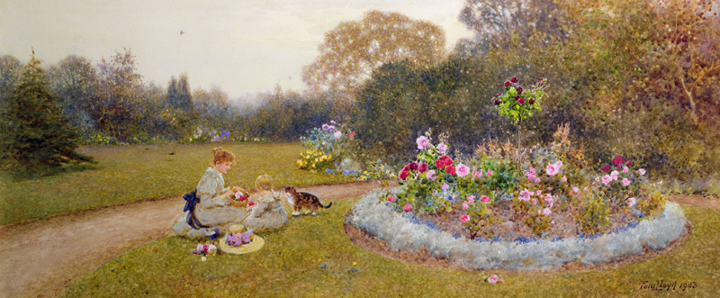 The Rose Garden von Thomas James Lloyd
