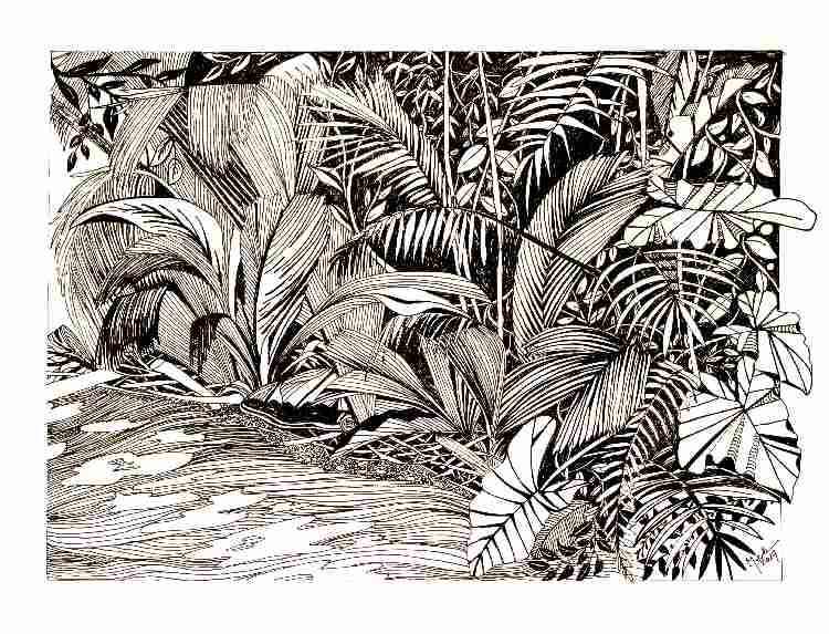 Palm Forest von Brigitte Thonhauser-Merk