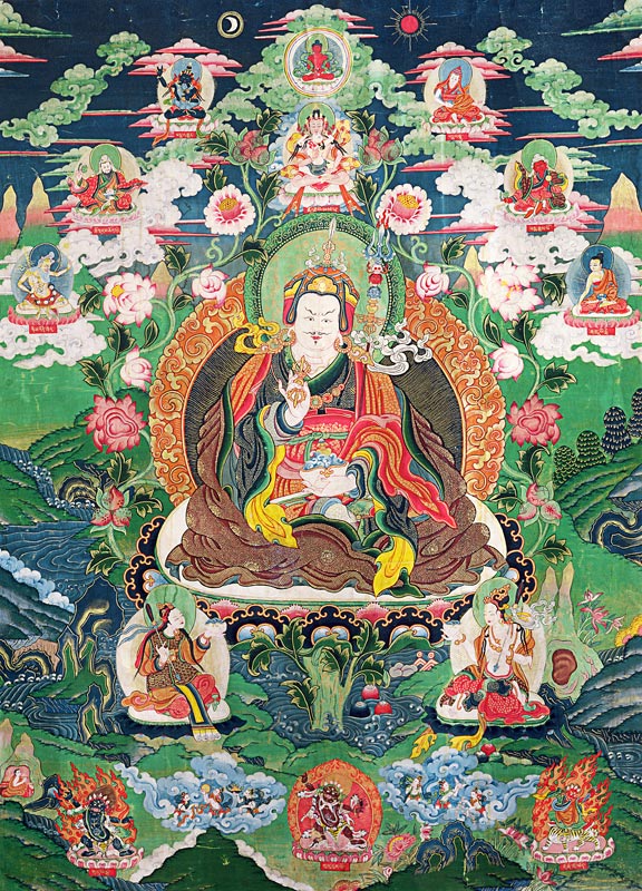 Tanka of Padmasambhava von Tibetan Art