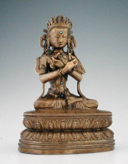 Vajradhara (copper alloy & gems) von Tibetan Art