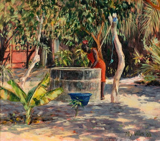 At The Well, 2006 (oil on canvas)  von Tilly  Willis