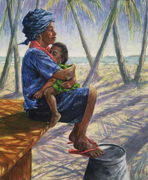 Mother Love, 2003 (oil on board)  von Tilly  Willis