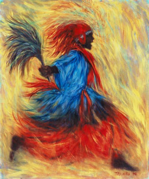 The Dancer, 1998 (oil on canvas) 
