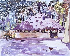 The Rotunda, Senegal, West Africa, 1997 (w/c on paper) 