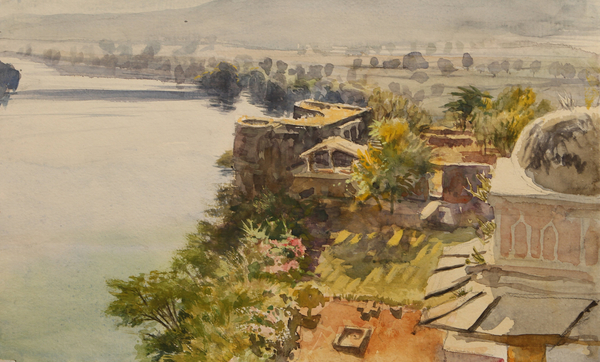 River at Bhainnsrorgarh von Tim  Scott Bolton