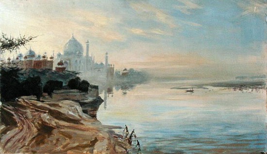 Taj Mahal, Agra, 2001 (oil on canvas)  von Tim  Scott Bolton