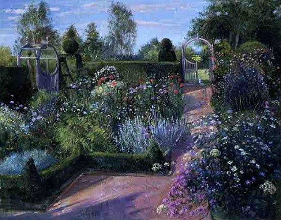Two Gateways in the Herb Garden, 1995 (oil on canvas)  von Timothy  Easton