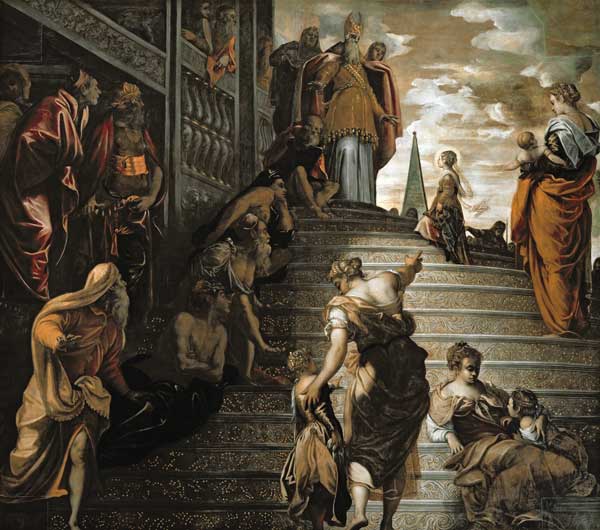 The Presentation of the Virgin von Tintoretto (eigentl. Jacopo Robusti)