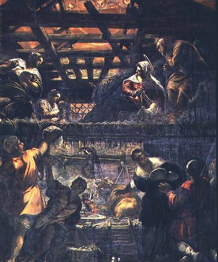 The Adoration of the Shepherds von Tintoretto (eigentl. Jacopo Robusti)