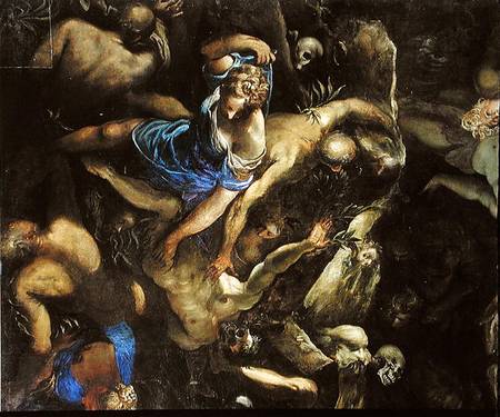 The Last Judgement, the Resurrection of the dead von Tintoretto (eigentl. Jacopo Robusti)
