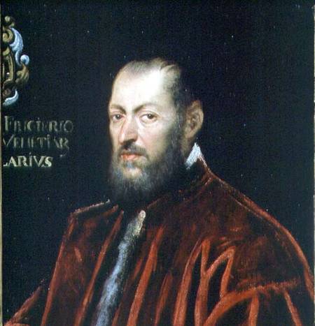 Portrait of Andrea Frizier, Grand Chancellor of Venice von Tintoretto (eigentl. Jacopo Robusti)