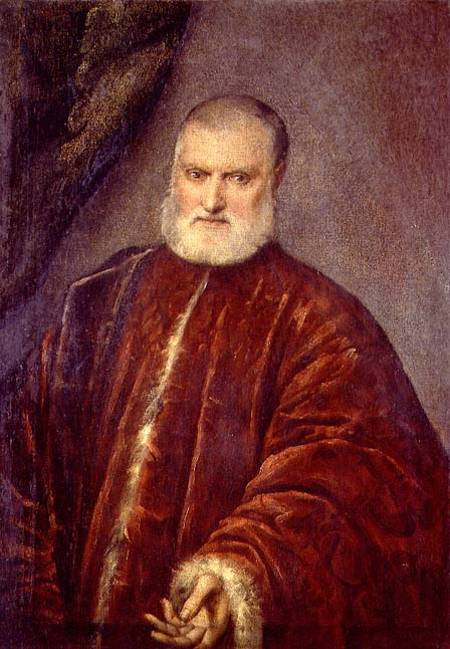 Portrait of Antonio Cappello von Tintoretto (eigentl. Jacopo Robusti)