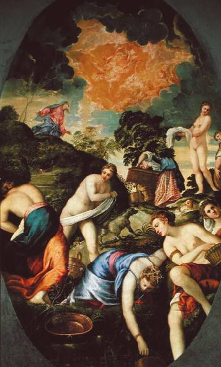 The Purification of the Midianite Virgins von Tintoretto (eigentl. Jacopo Robusti)