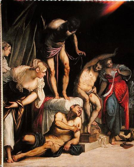 Saint Roch curing the Plague von Tintoretto (eigentl. Jacopo Robusti)