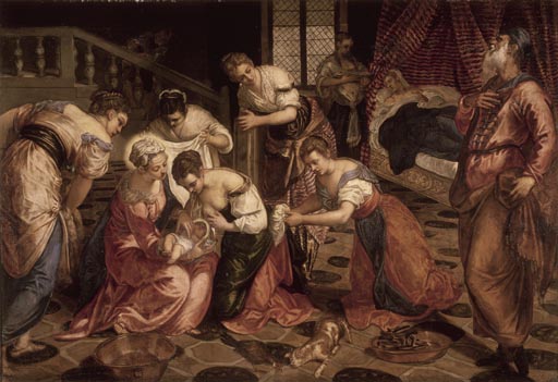 Tintoretto, Geburt Mariae von Tintoretto (eigentl. Jacopo Robusti)