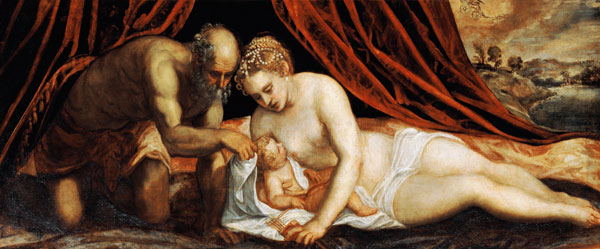 Venus, Vulkan und Amor. von Tintoretto (eigentl. Jacopo Robusti)