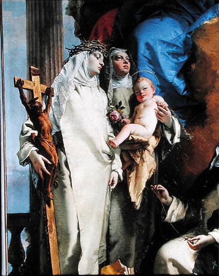 The Virgin and three Dominican Saints von Tintoretto (eigentl. Jacopo Robusti)