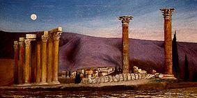 Die Ruine des Zeus-Tempels in Athen von Tivadar Kosztka Csontváry