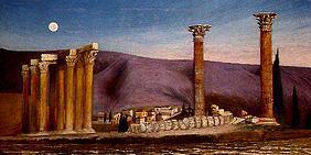 Die Ruine des Zeus-Tempels in Athen 1904