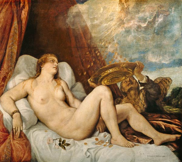 Danae von Tizian (Tiziano Vercellio/ Titian)