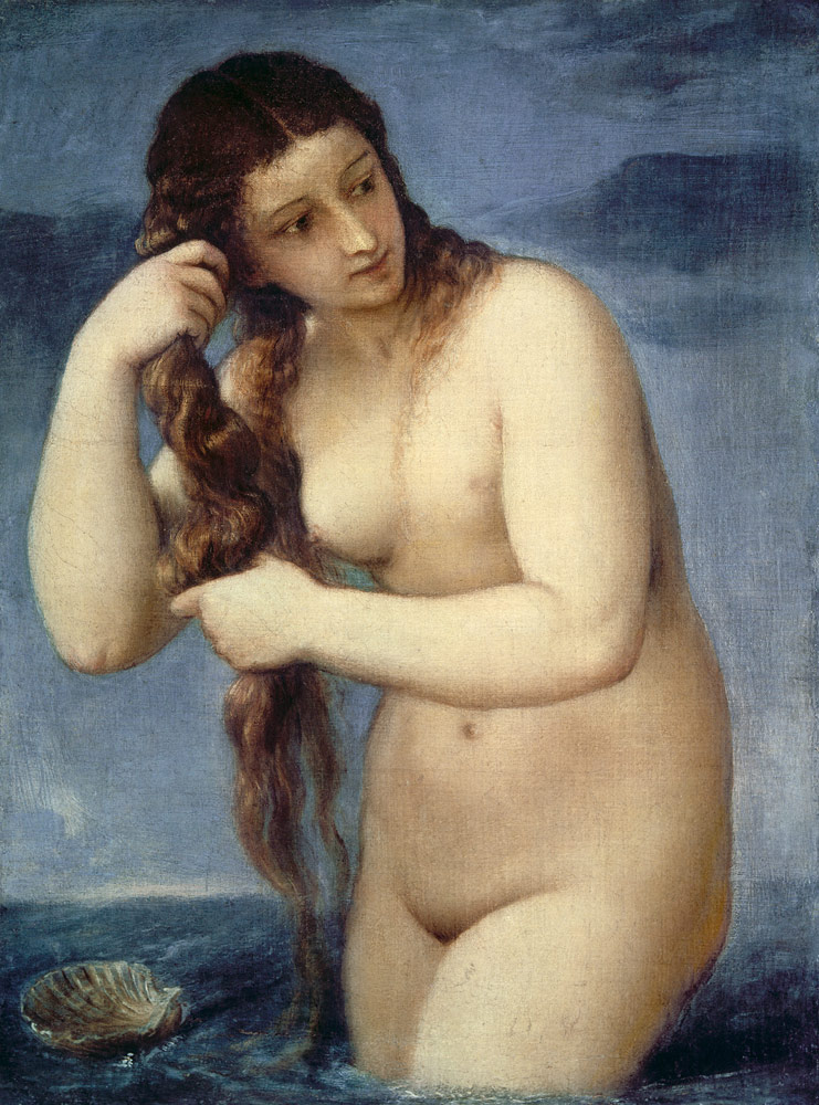 Venus Anadyomene von Tizian (Tiziano Vercellio/ Titian)