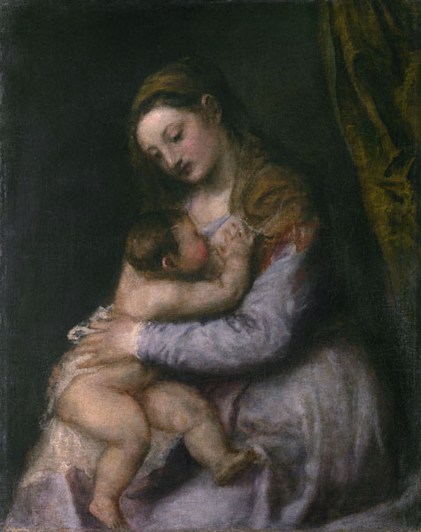 The Virgin and Child, c.1570-76 von Tizian (Tiziano Vercellio/ Titian)