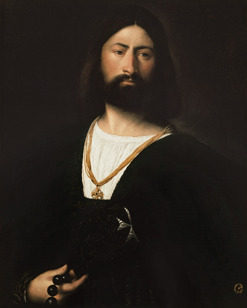 Knight of the Order of Malta von Tizian (Tiziano Vercellio/ Titian)