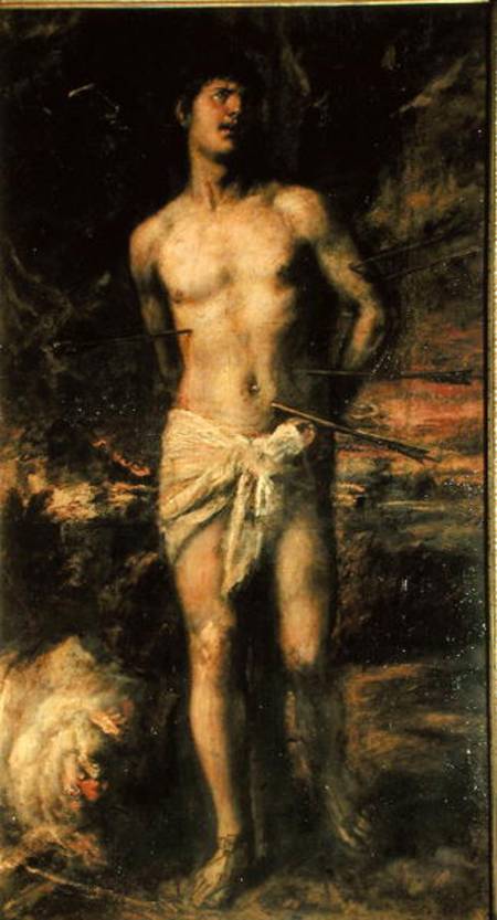 St. Sebastian von Tizian (Tiziano Vercellio/ Titian)