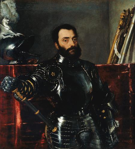 Bildnis des Francesco Maria della Rovere in Rüstung  1536/1638
