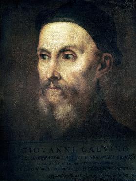 Portrait of John Calvin (1509-64)
