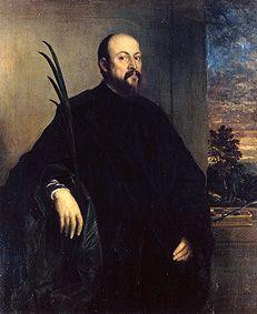 Bildnis eines Malers mit einer Palme 1561