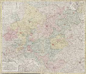 Landkarte von Franken  von Lotter