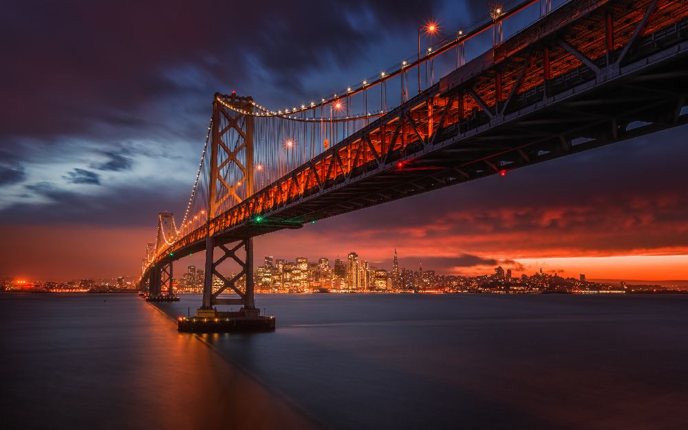 Feuer über San Francisco von Toby Harriman