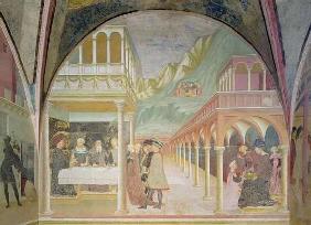 The Banquet of Herod, from the Cycle of the Life of St John the Baptist (fresco) 1925