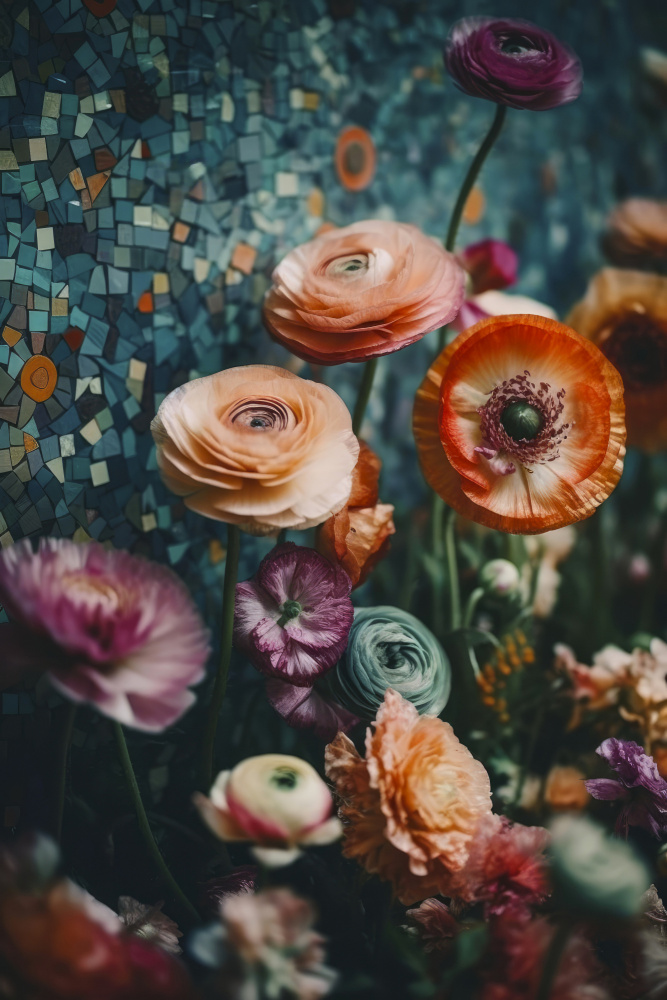 Blumen und Mosaik von Treechild