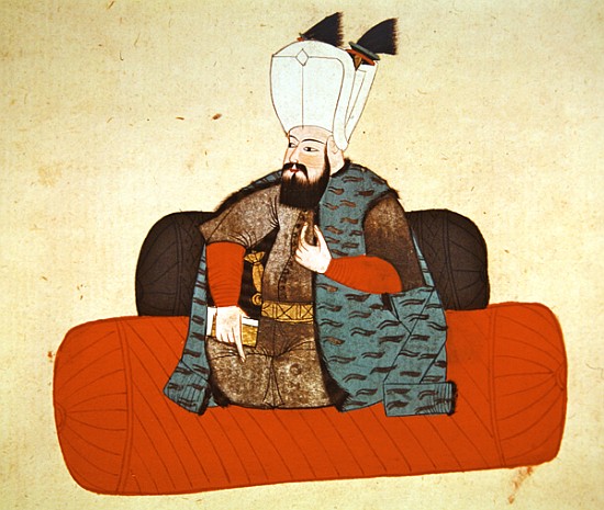 Portrait of Sultan Selim II ''The Destroyer'' von Turkish School