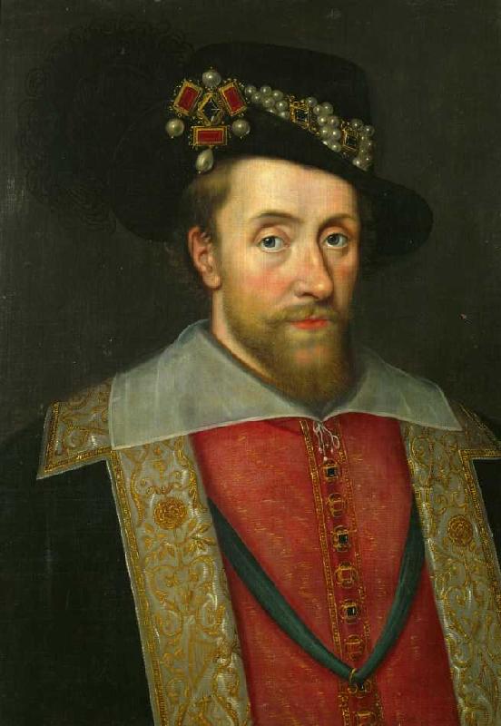 James I., König von England und Schottland (1566-1625) von (um 1900) Anonym