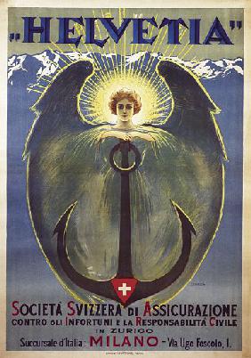 Helvetia Poster by Umberto Boccioni 1909