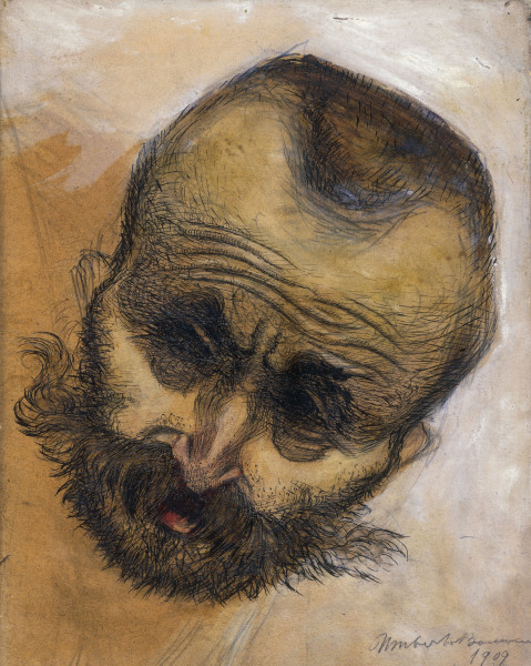 Männerkopf von Umberto Boccioni