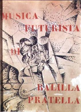 Design for the cover of 'Musica Futurista' by Francesco Balilla Pratella (1880-1955) 1912