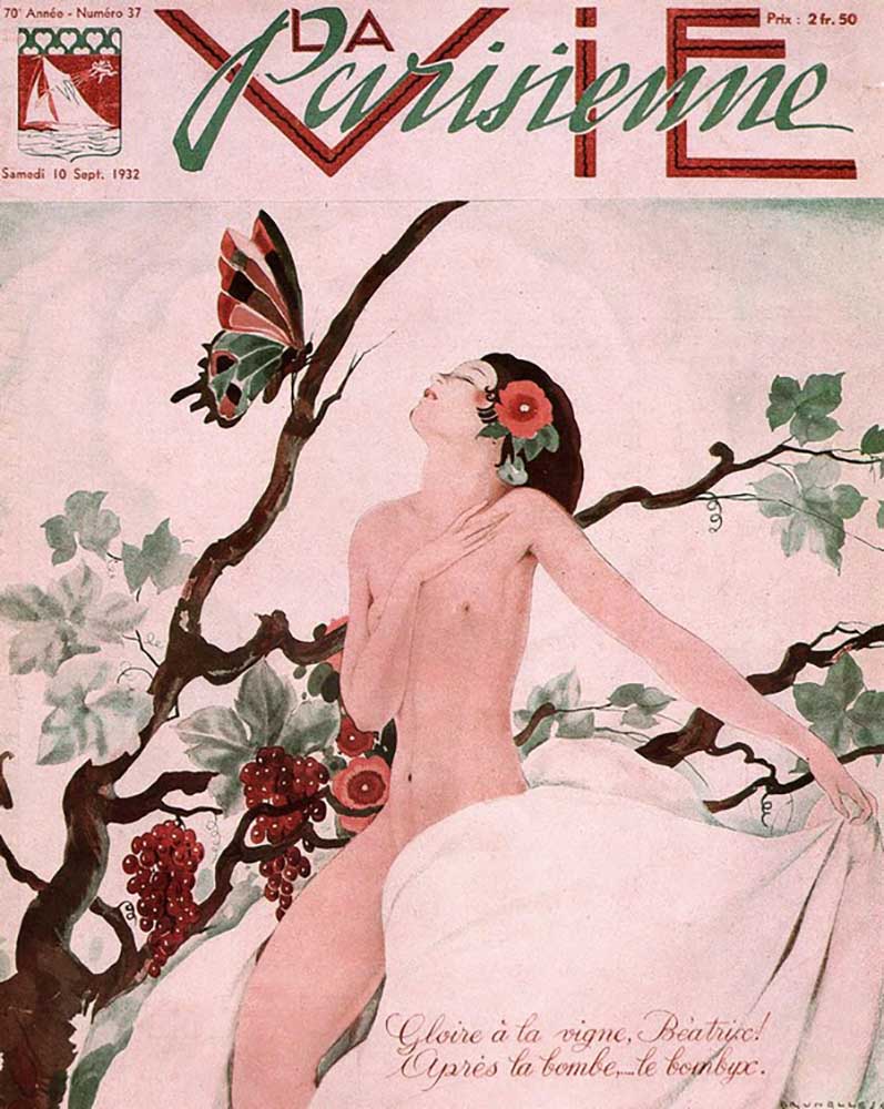 Das Magazin "La Vie Parisienne". Titelseite von Umberto Brunelleschi