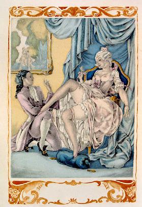 Illustration aus Candide von Voltaire, herausgegeben von Gibert Jeune, 1952 1952