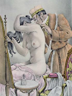 Illustration für Madame Bovary von Gustave Flaubert (1821-80), veröffentlicht von Gibert Jeune, 1953 1953